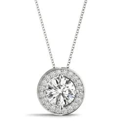 ROUND HALO PENDANT
