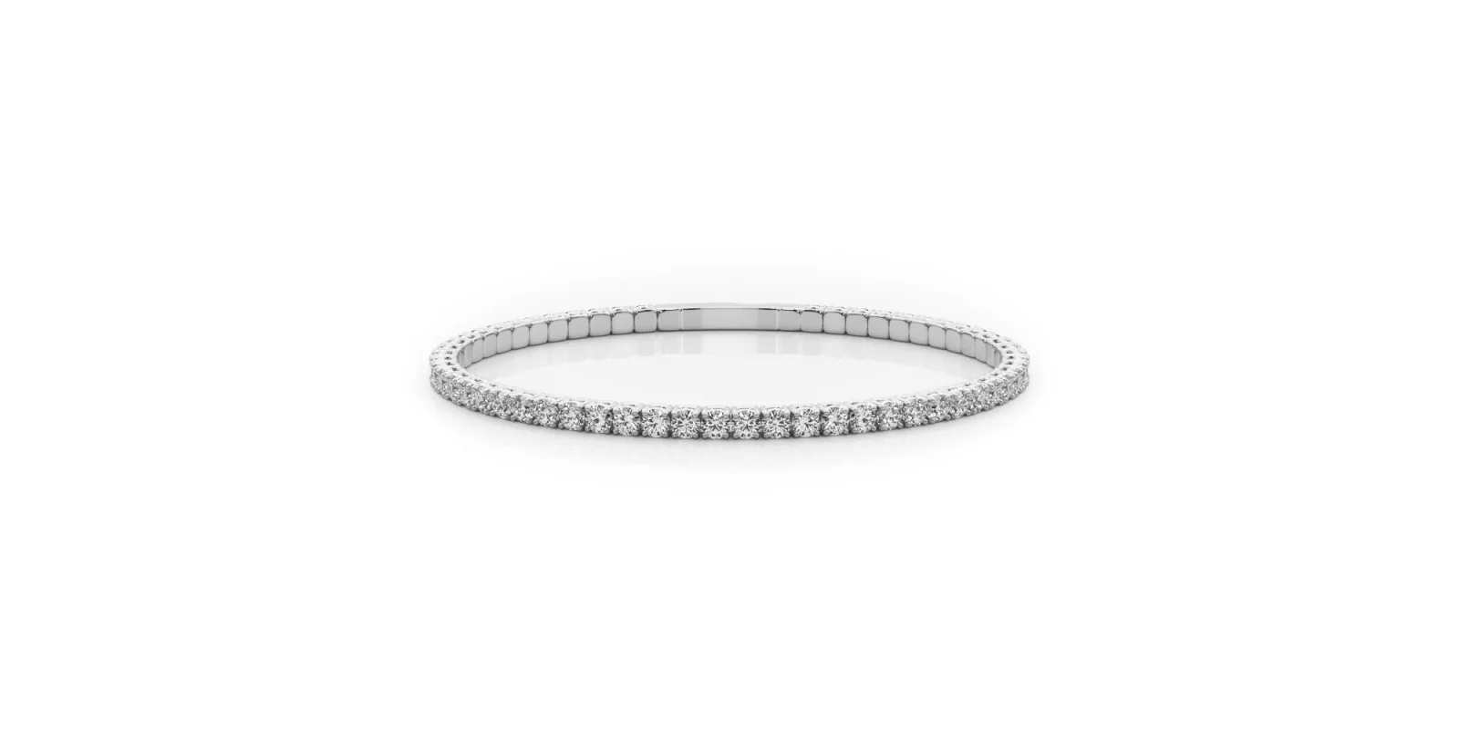 LAB GROWN DIAMOND FLEXIBLE ETERNITY BANGLE
